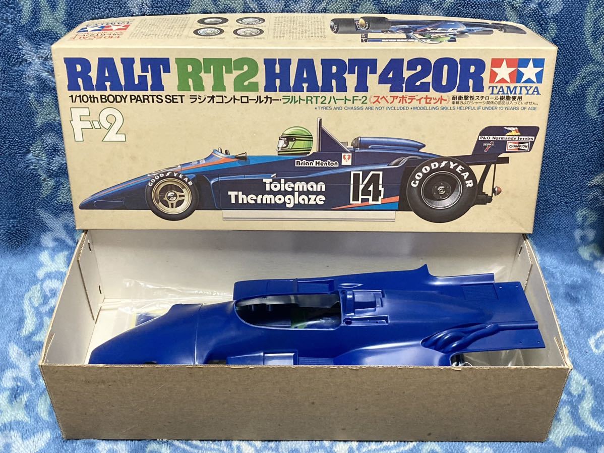 即決 タミヤ 小鹿 RC 1/10 ラルトRT2ハート RALT 420R スペアボディセット F-2 未組立て TAMIYA ラジコンボディ 当時物 希少 絶版_画像1