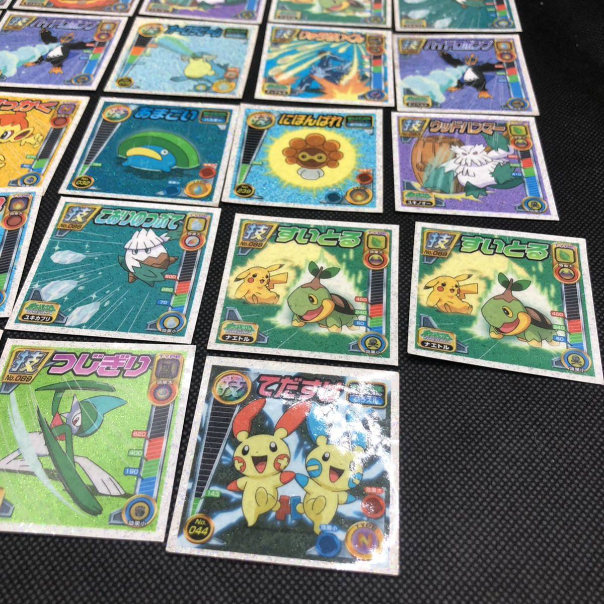 ポケモンシール烈伝 透明 29枚 ポケモンシール ダイヤモンドパール シール烈伝 技 透明シール