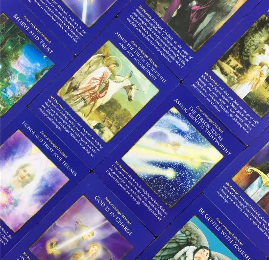 【新品未使用】大天使ミカエルのオラクルカード　天使の美しいカード_画像4