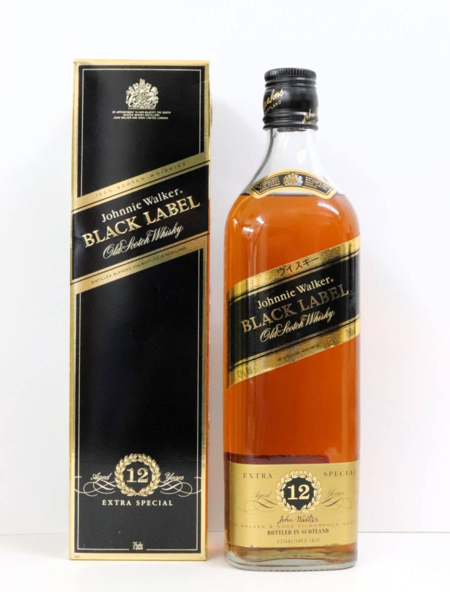 ◎未開栓 Johnnie Walker ジョニーウォーカー Black Label EXTRA SPECIAL Old Scotch Whisky スコッチ ウイスキー 43度 750ml☆5315-2_画像1