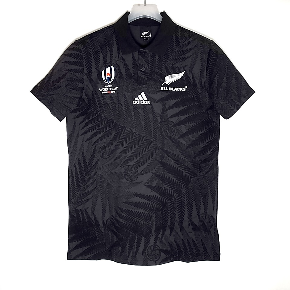 ラグビーW杯 adidas/Y-3 ALL BLACKSオールブラックス SUPPORTERS HOME JERSEY sizeO_画像2