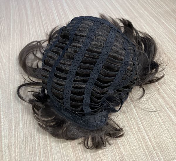 CR11597 WG⑤[ fashion ] new goods full wig Short jagi- dark brown heat-resisting natural ime changer small face with translation lady's 