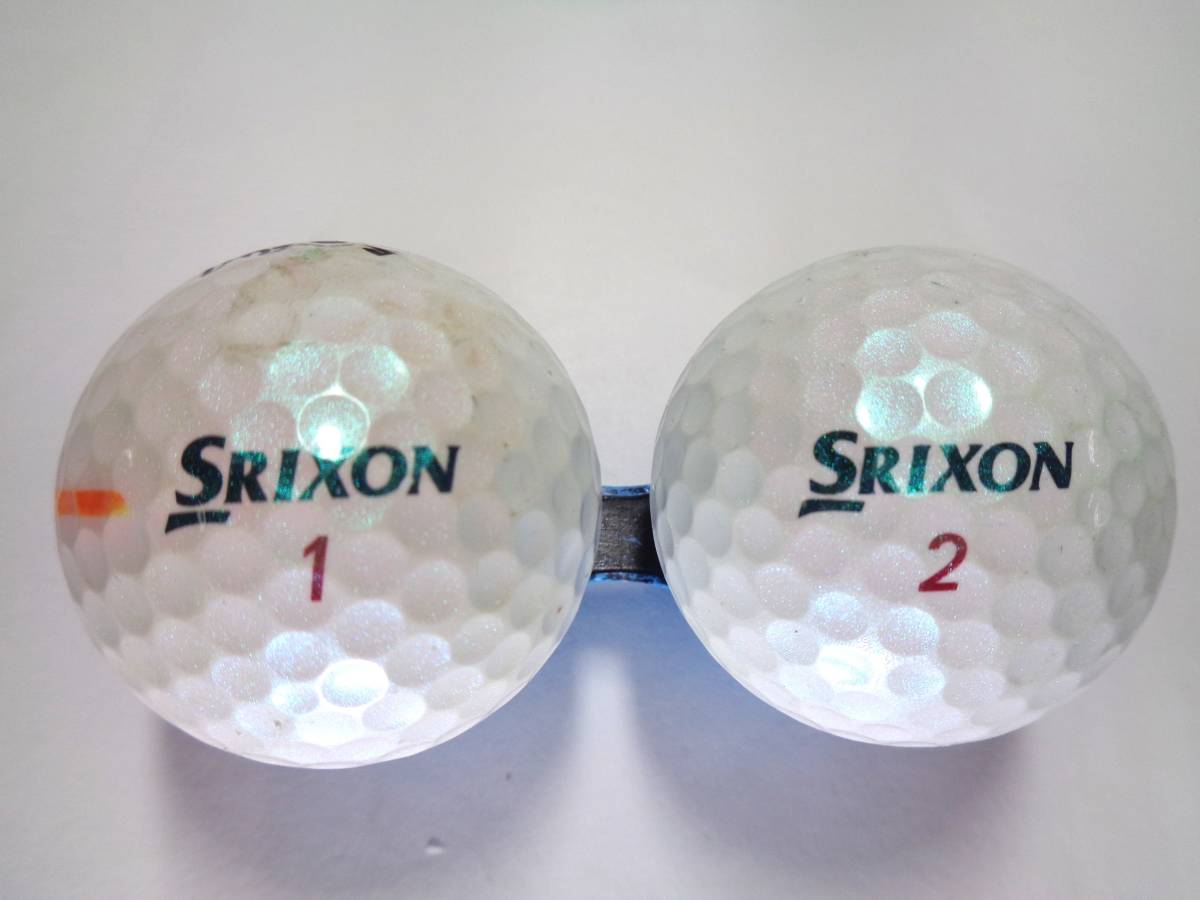 [1027-C20] スリクソン ゼットスター エックスブイ SRIXON Z・STAR XV 21年 パールグリーン 20球 ロストボール 【中古】_画像1