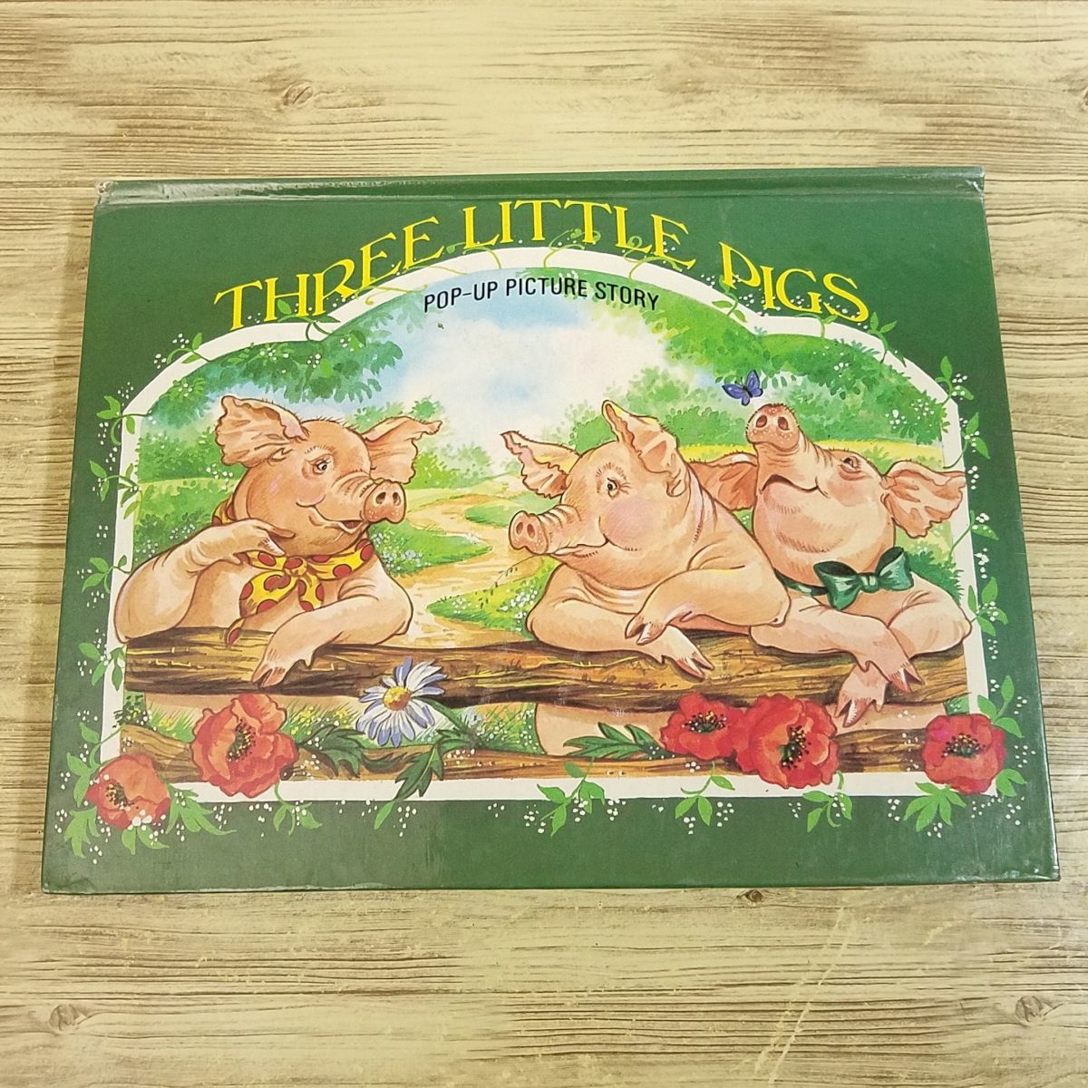 仕掛絵本[ヴォイチェフ・クバシュタ 3びきのこぶた THREE LITTLE PIGS : POP-UP PICTURE STORY] 洋書 英語絵本 外国語絵本 ポップアップ_画像1