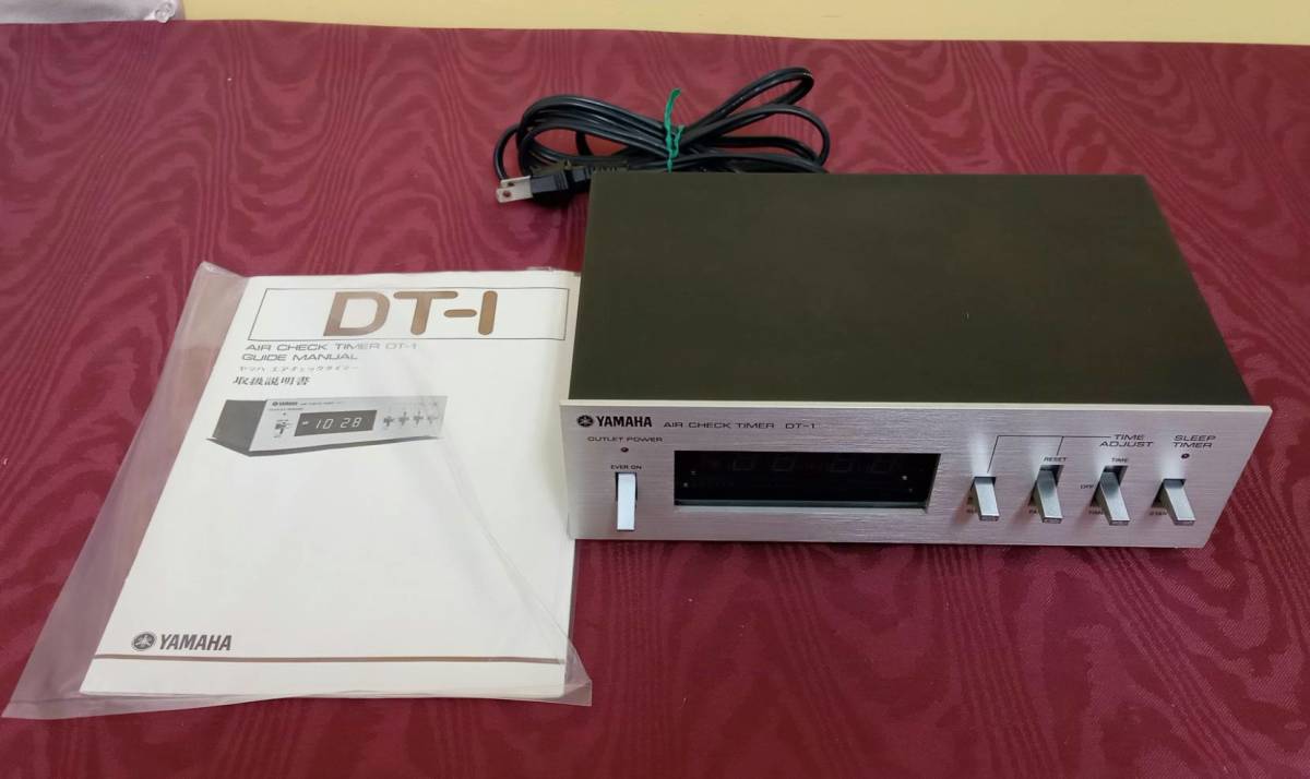 【YAMAHA エアーチェックタイマー DT-1】音響機器 通電確認済み ラジオ 【A7-3-4】1003_画像1