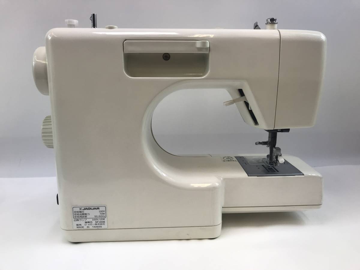 美品☆ 動作確認済み☆ JAGUAR /ジャガー ミシン SF-008 中古品 美品☆ 動作確認済み☆ JAGUAR /ジャガー ミシン SF-008 中古品
