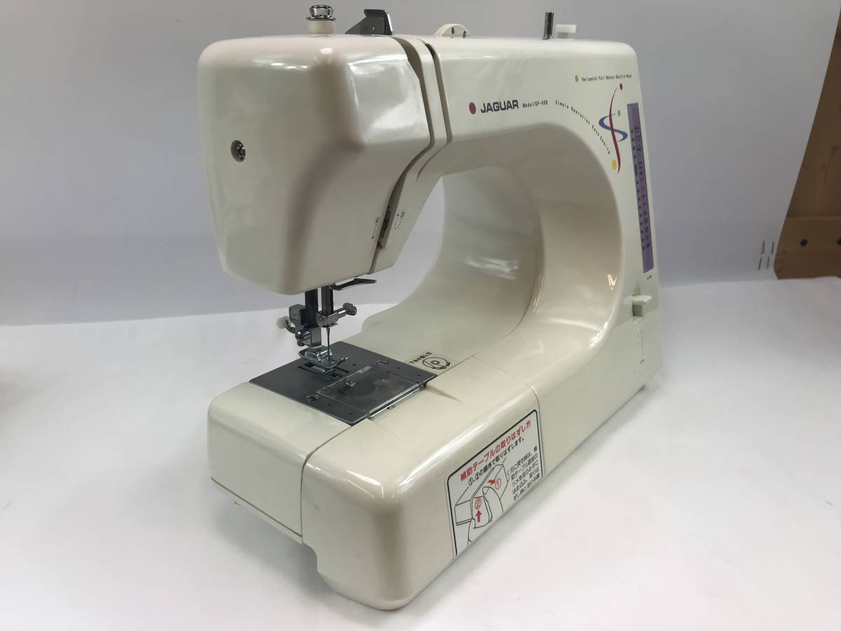 美品☆ 動作確認済み☆ JAGUAR /ジャガー ミシン SF-008 中古品 美品☆ 動作確認済み☆ JAGUAR /ジャガー ミシン SF-008 中古品