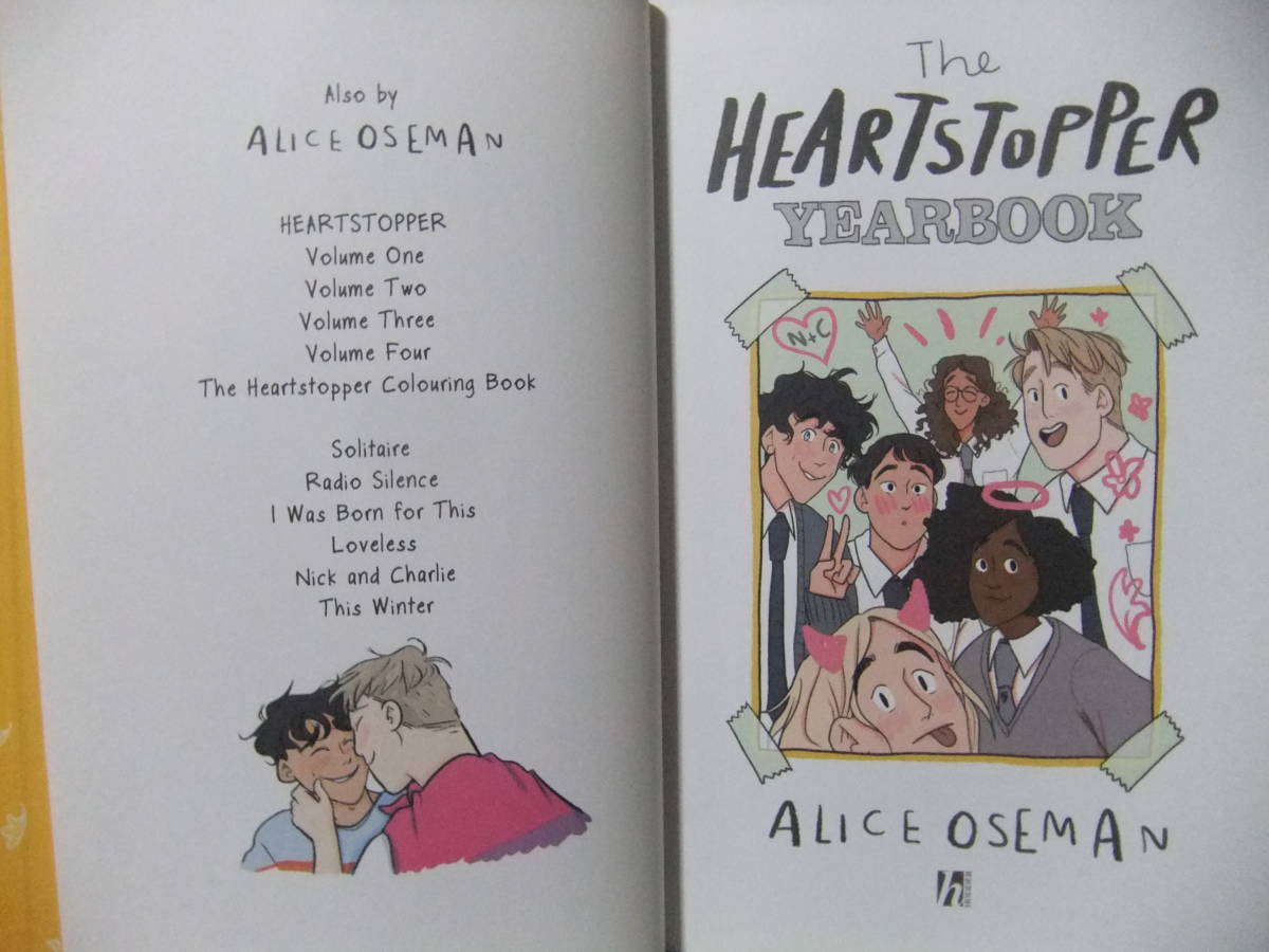 ★The Heartstopper Yearbook（ハートストッパー年鑑）英語版 ★ Alice Oseman （アリス・オズマン）_画像3