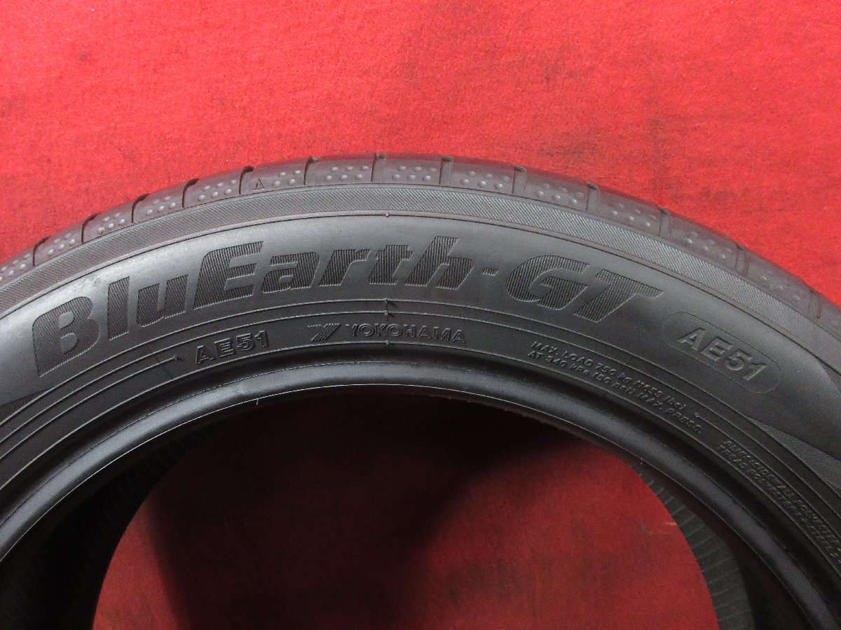 タイヤ 2本 215/55R17 ヨコハマ ブルーアース BLUE Earth GT AE51 2020年 溝アリ 送料無料★14203T_画像7