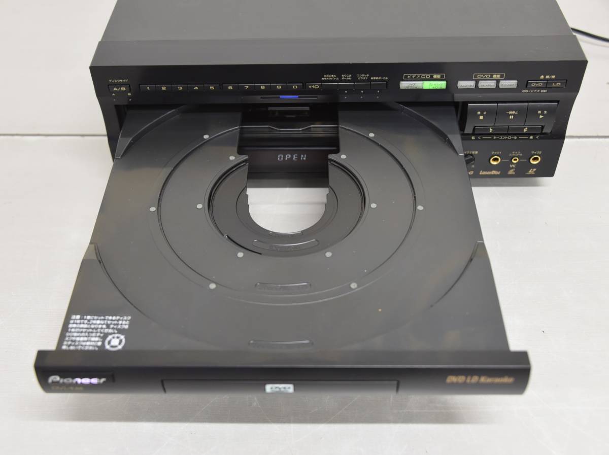 EY10-58 現状品 簡易動作確認済 PIONEER パイオニア DVL-K88 DVD LD コンパチブルプレーヤー カラオケ対応 2007年製 | 映像機器 保管品_画像4