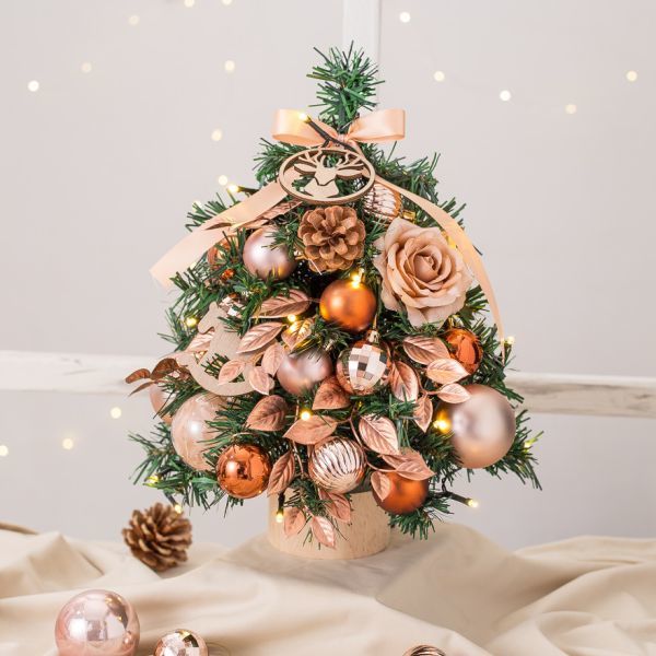 ミニクリスマスツリー　35cm 　コンパクトデスク トップ クリスマスツリー　R574_画像3