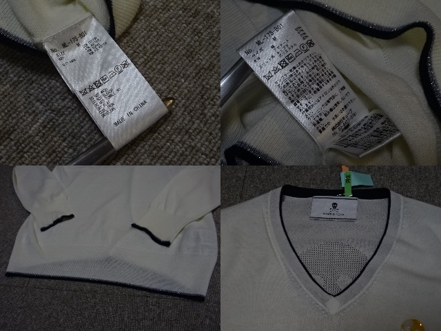 新同!!(定価41800)MARK&LONA マークアンドロナ・Iconic Sweater 新同!!(定価41800)MARK&LONA マークアンドロナ・Iconic Sweater