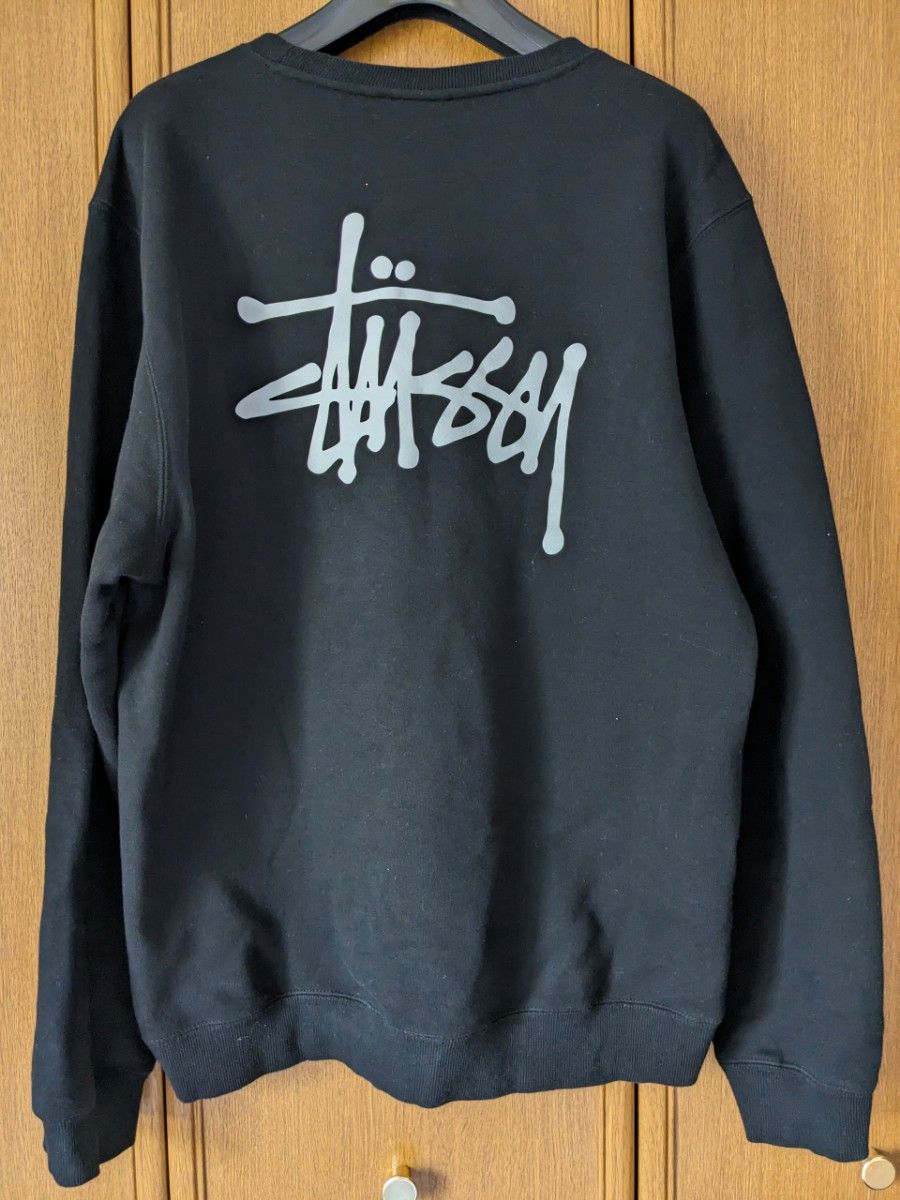 STUSSY ステューシー ビッグロゴ 裏起毛 スウェット トレーナー XL