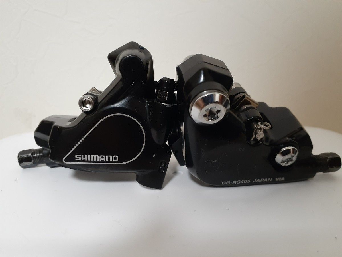 完璧すぎるが故三度も SHIMANO 油圧 前後セット DISCキャリパー BR-RS405 シマノ 兼用タイプ