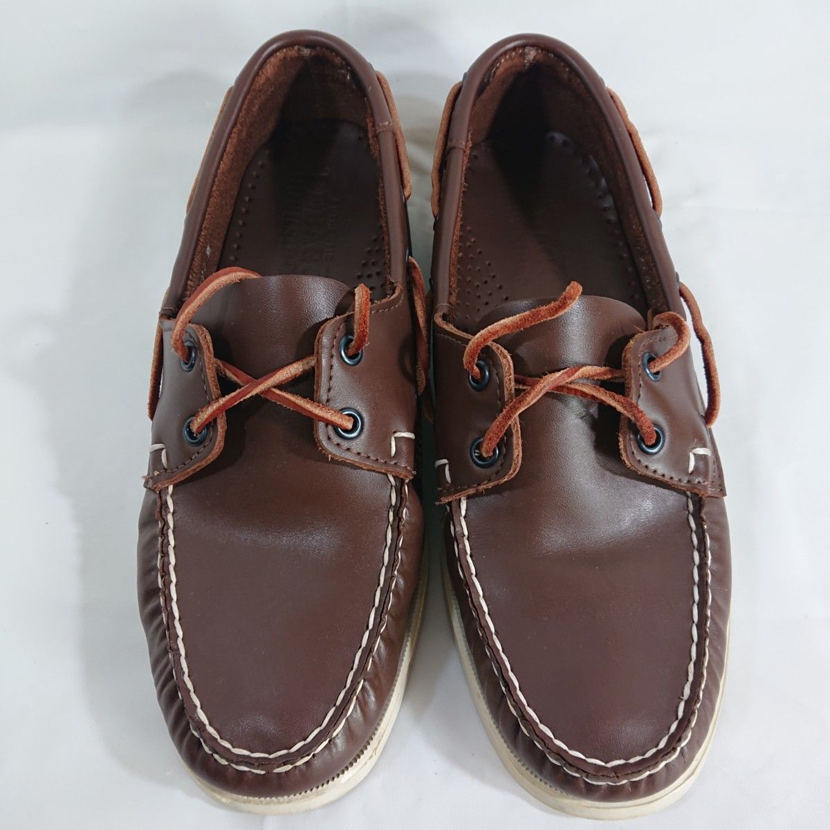 ■セバゴ/ドッグサイズ/デッキシューズ/茶レザー/us9ハーフM(Middle)/27.5㌢Dウィズ/モカシン/SEBAGO ■セバゴ/ドッグサイズ/デッキシューズ/茶レザー/us9ハーフM(Middle)/27.5㌢Dウィズ/モカシン/SEBAGO