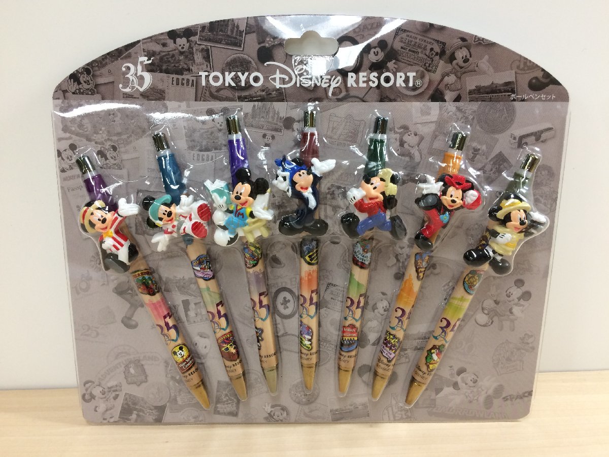 ディズニー 《未開封品》TDR35周年 ボールペンセット ヒストリーアートデザイン ミッキー 2A6 【60】_画像1