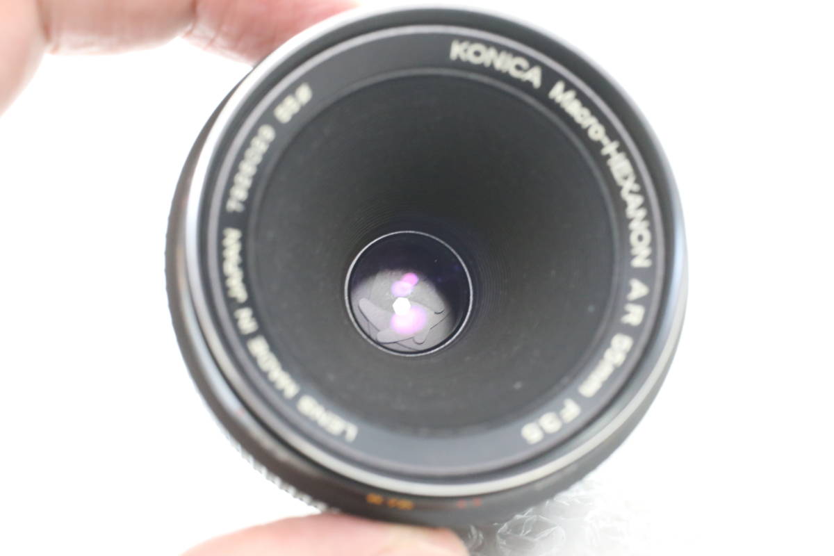 【外観良品/訳あり品】コニカ KONICA Macro-HEXANON AR 55mm F3.5 (S257)_画像6