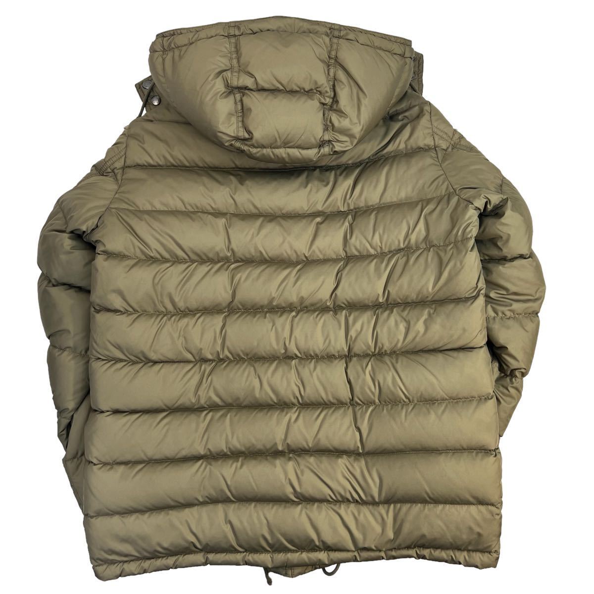 定価約20万 美品 MONCLER モンクレール AMBROISE ダウンジャケット サイズ2/M-L相当 コヨーテ ベージュ ハングリー製 最高級品 名作 A2471_画像7