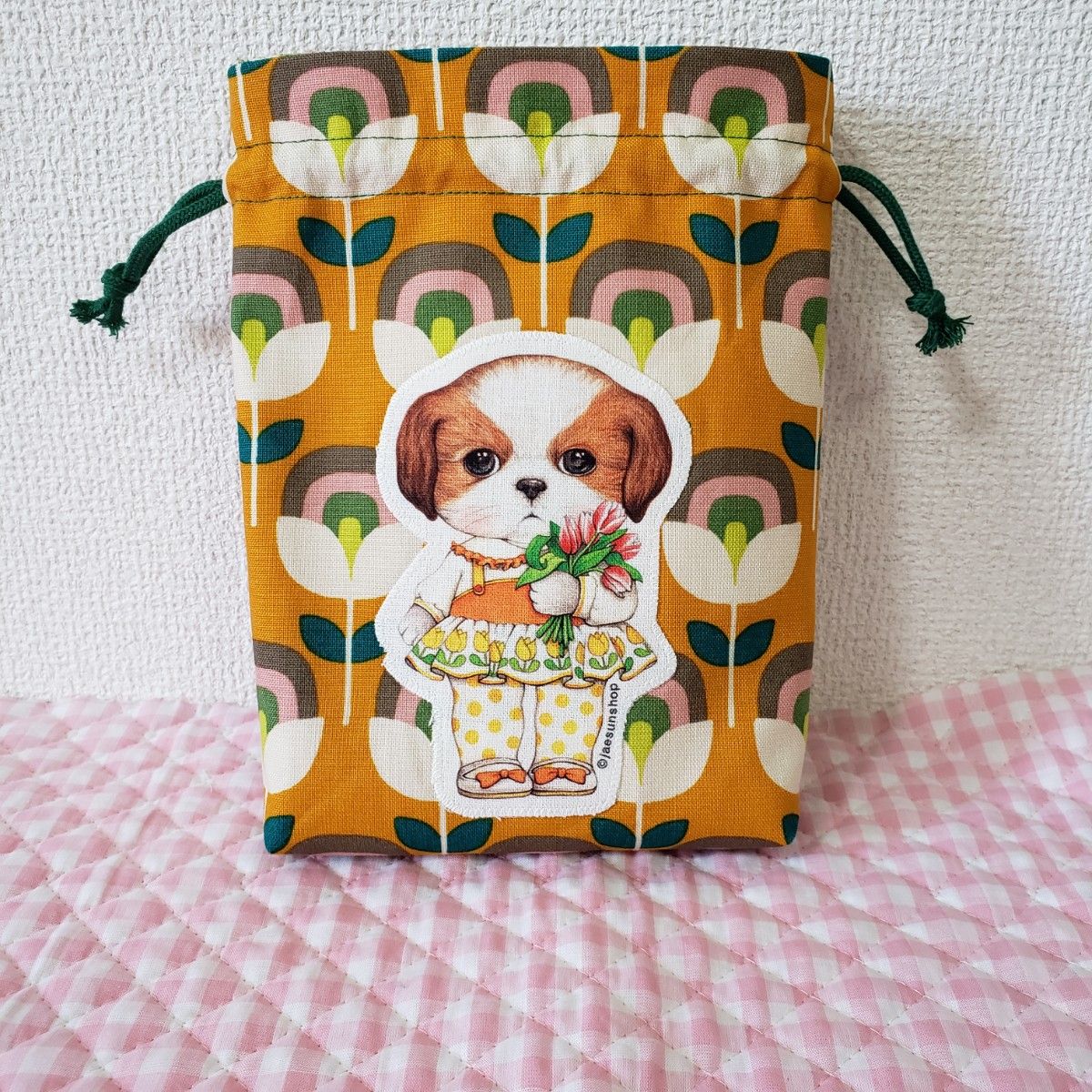 ☆ コヤンイサムチョン アンコ 巾着 ハンドメイド ☆-