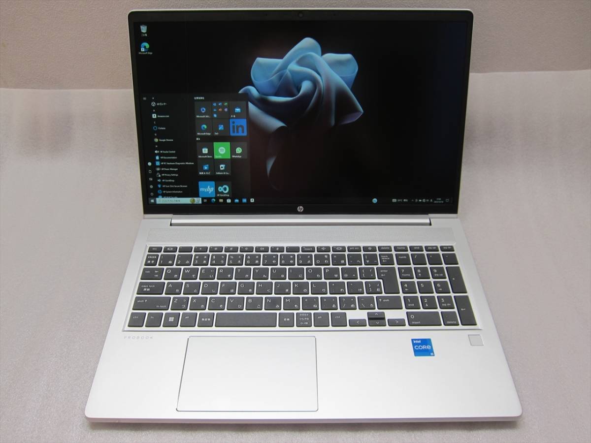 HP ProBook 450 G9 Core i5-1235U/8GB/SSD256GB/15.6型フルHD液晶(1920×1080)/Windows10/wi-fi6/第12世代i5ノートパソコン