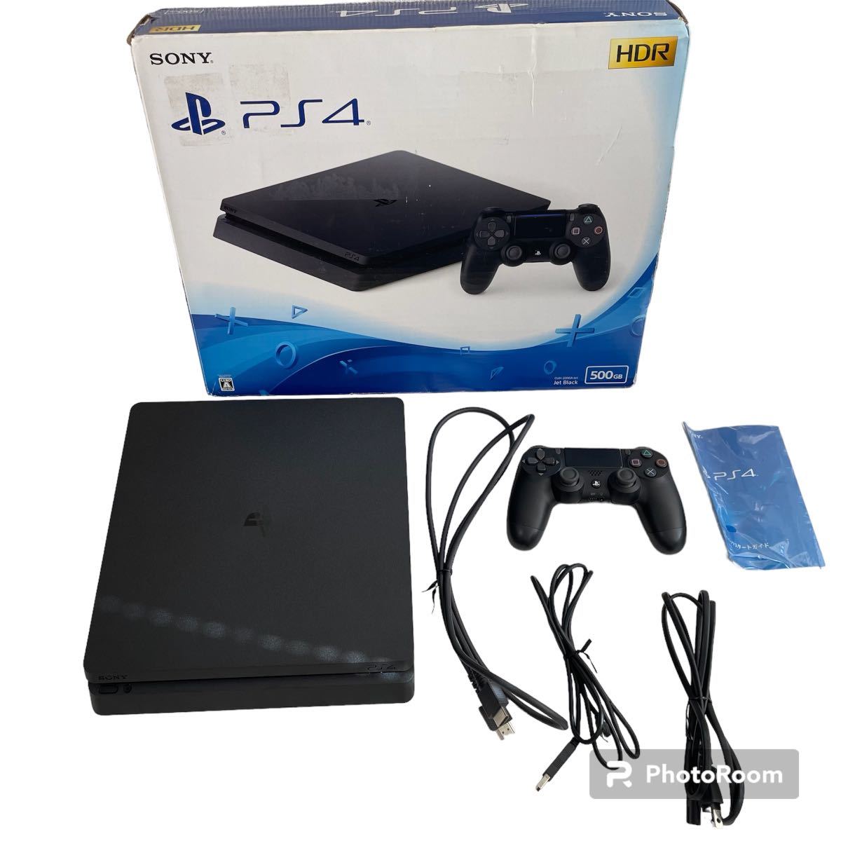 初期化済み PS4 本体 CUH-2200A B01 JET BLACK 500GB PlayStation4
