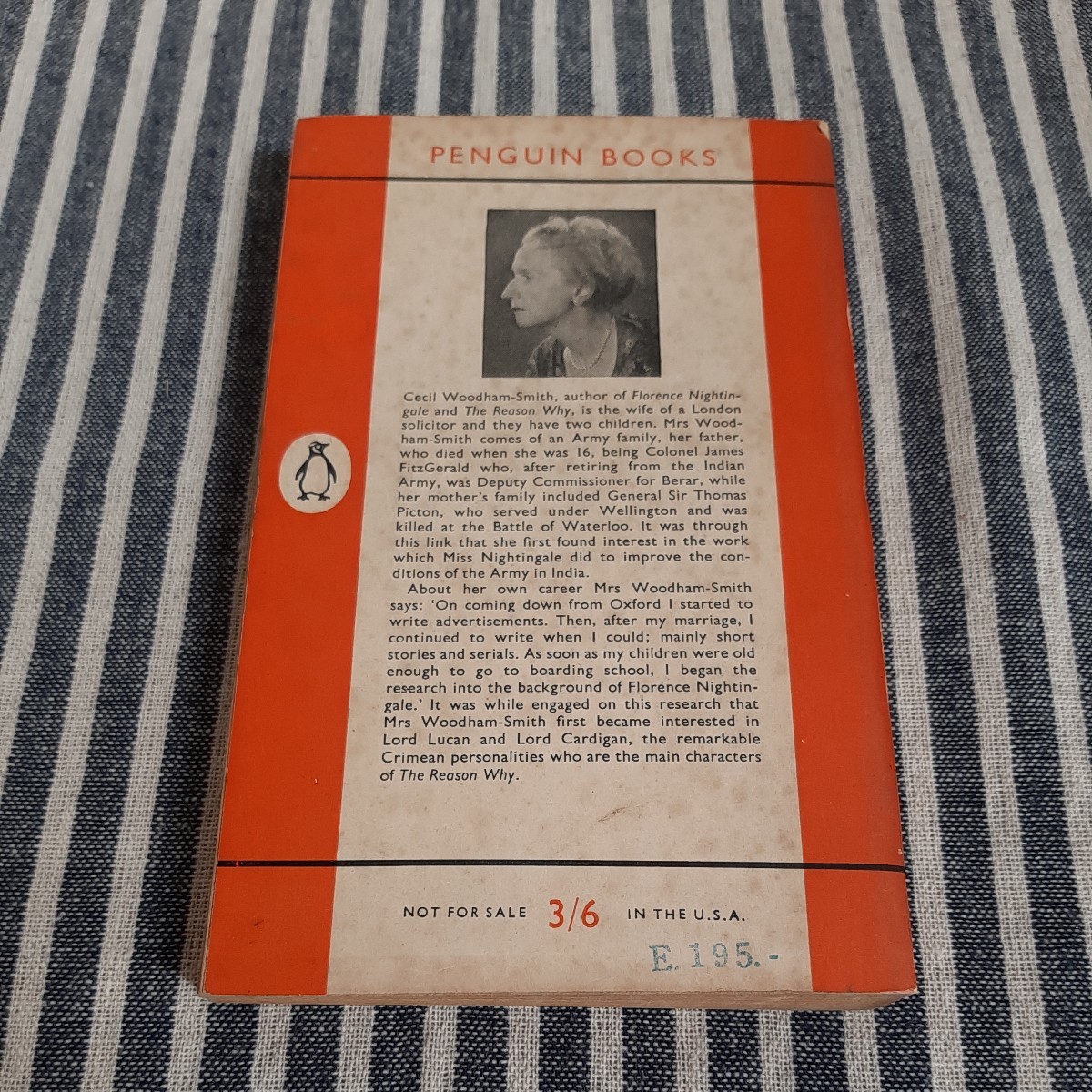 D1☆洋書☆Florence Nightingale☆CECIL WOODHAM-SMITH☆PENGUIN BOOKS☆_画像2