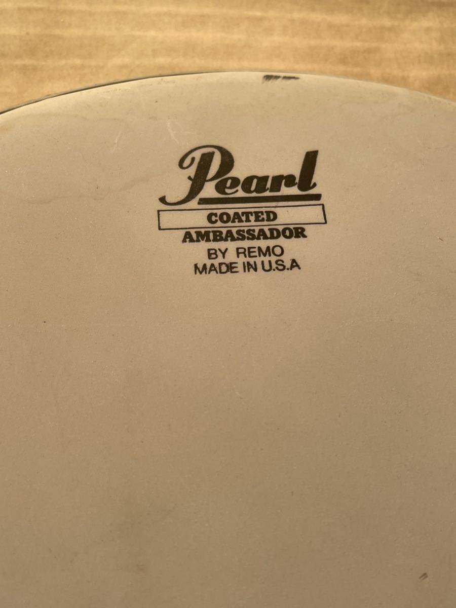 Pearl COATED AMBASSADOR BY REMO MADE IN U.S.A 現状　スネアドラム ドラムヘッド？_画像2