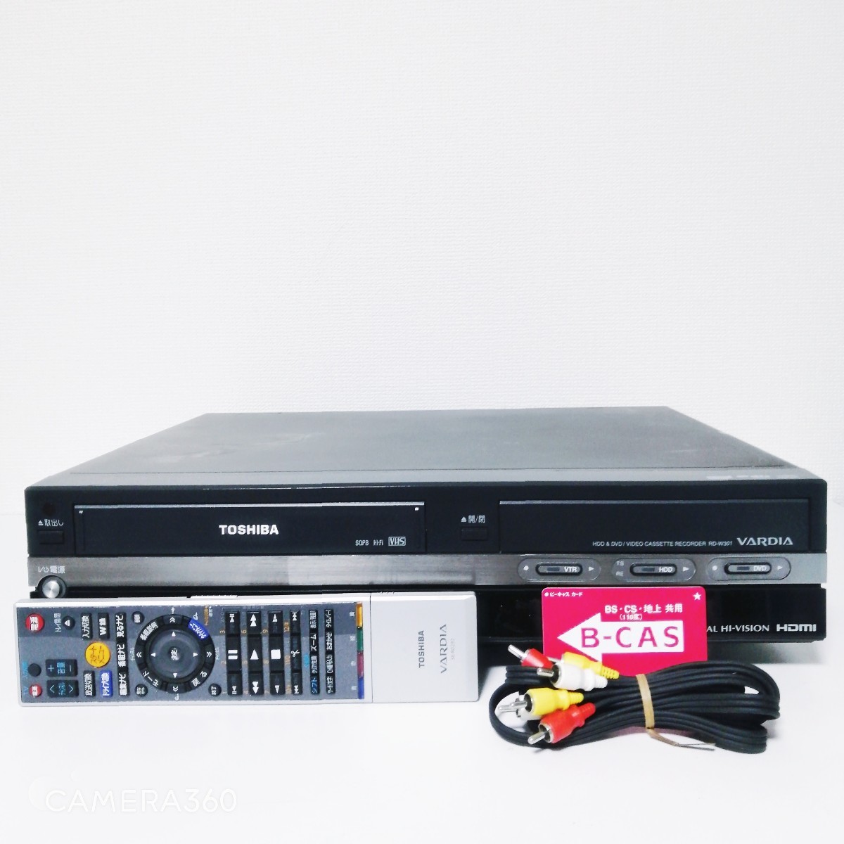 TOSHIBA］ RD-W301 VHS/DVD/HDDレコーダー-