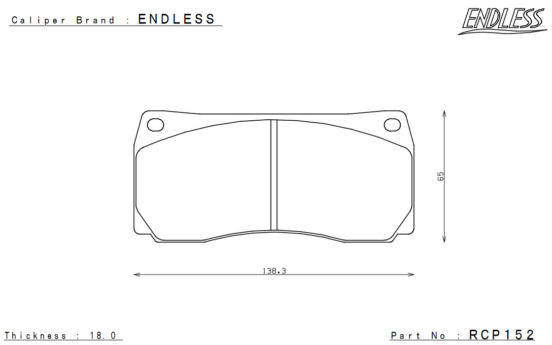 ENDLESS エンドレス ブレーキキット 6POT フロント インプレッサ GDB アプライドA/B/C/D(純正ブレンボキャリパー装着車) ECZ6BGDB_画像2