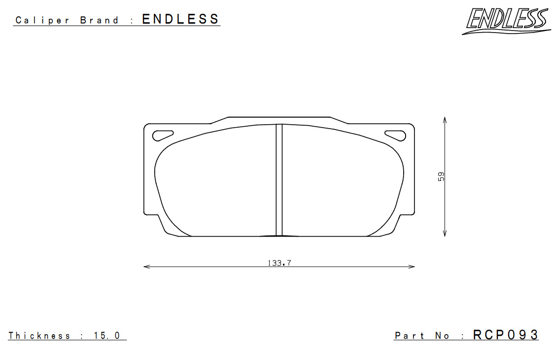 ENDLESS エンドレス システムインチアップキット チビ6 フロント アテンザスポーツ GG3S 23Z ECZ5XGG3SA_画像2