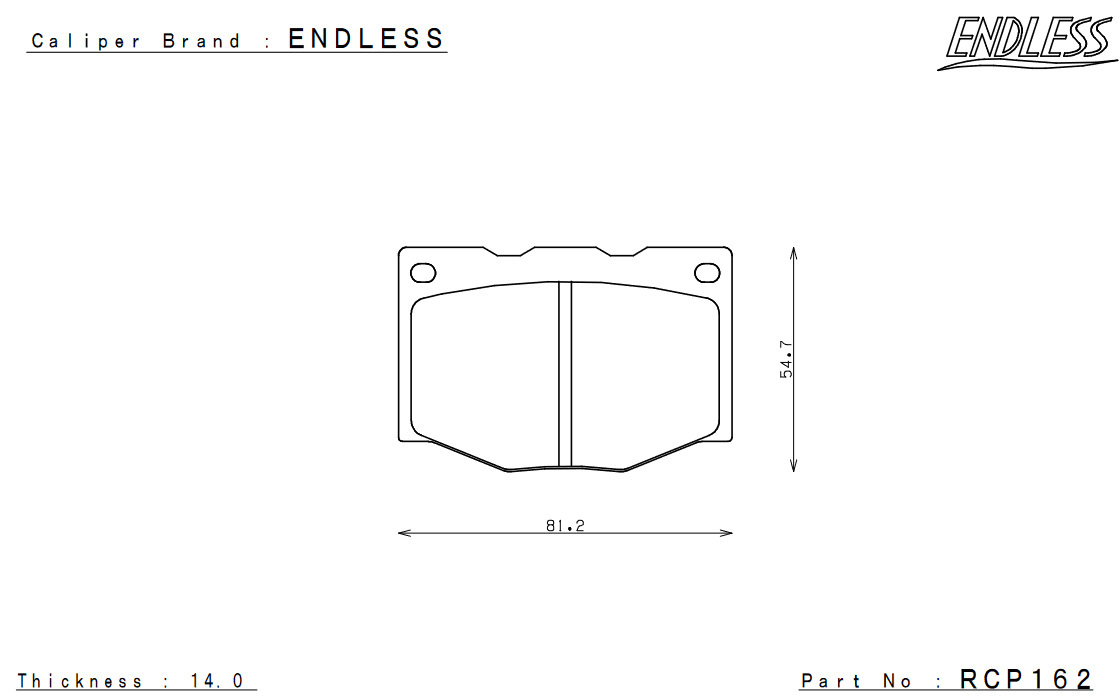 ENDLESS システムキット-2 M4&S2-2 フロント&リア 前後セット インプレッサ GDB アプライドF/G(純正ブレンボキャリパー装着車) ECZKXGDBF_画像3
