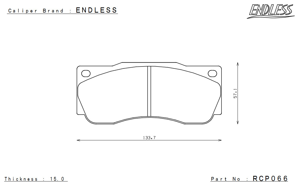 ENDLESS インチアップキット 6POT&Racing 4 フロント&リア 前後セット インプレッサ GRB/GRF 純正ブレンボキャリパー装着車 ECZAXGRB_画像3