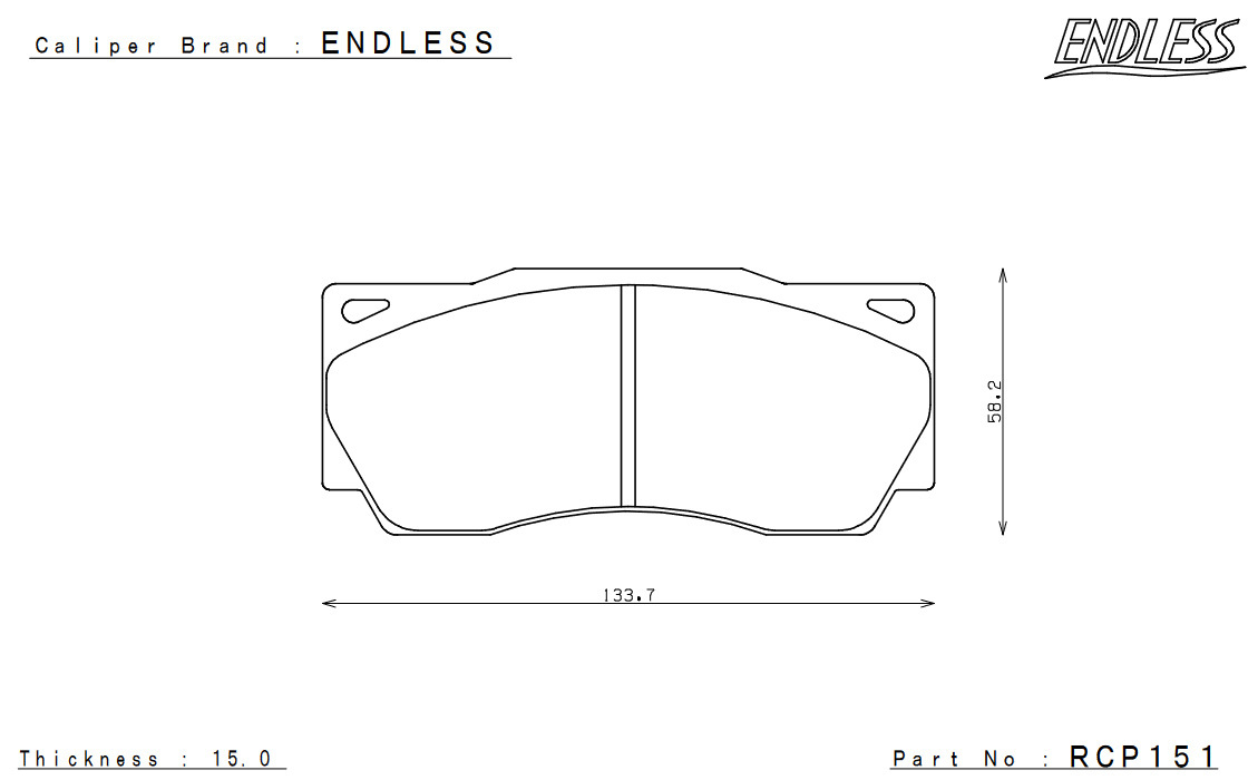 ENDLESS Endless system -inch up kit chibi6 front Alfa Romeo 156 SEDAN/SPORTSWAGON GTA previous term EEZ5X156GT