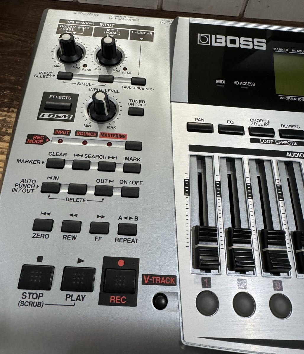 使用頻度少 箱付】BOSS BR-1180■MTR HDDマルチトラックレコーダー■ROLAND■CD-R/RW ドライバー付