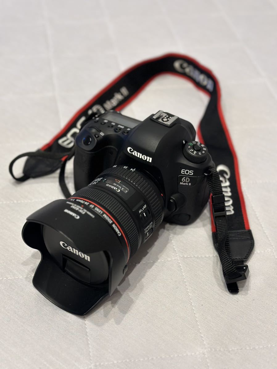 美品 Canon EOS 6D MARK2 EF24-70 F4L IS USM-