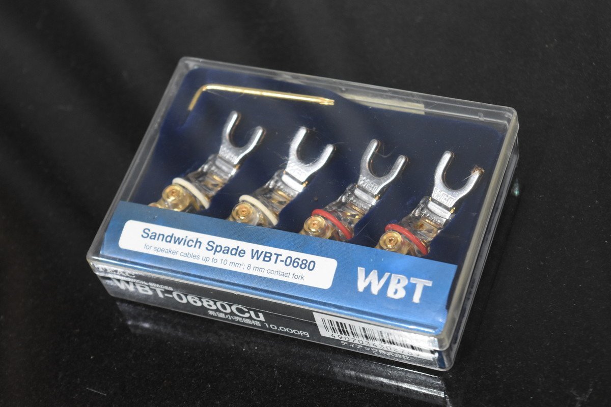 WBT WBT-0680Cu サンドイッチスペード Yプラグ 4個セット_画像1