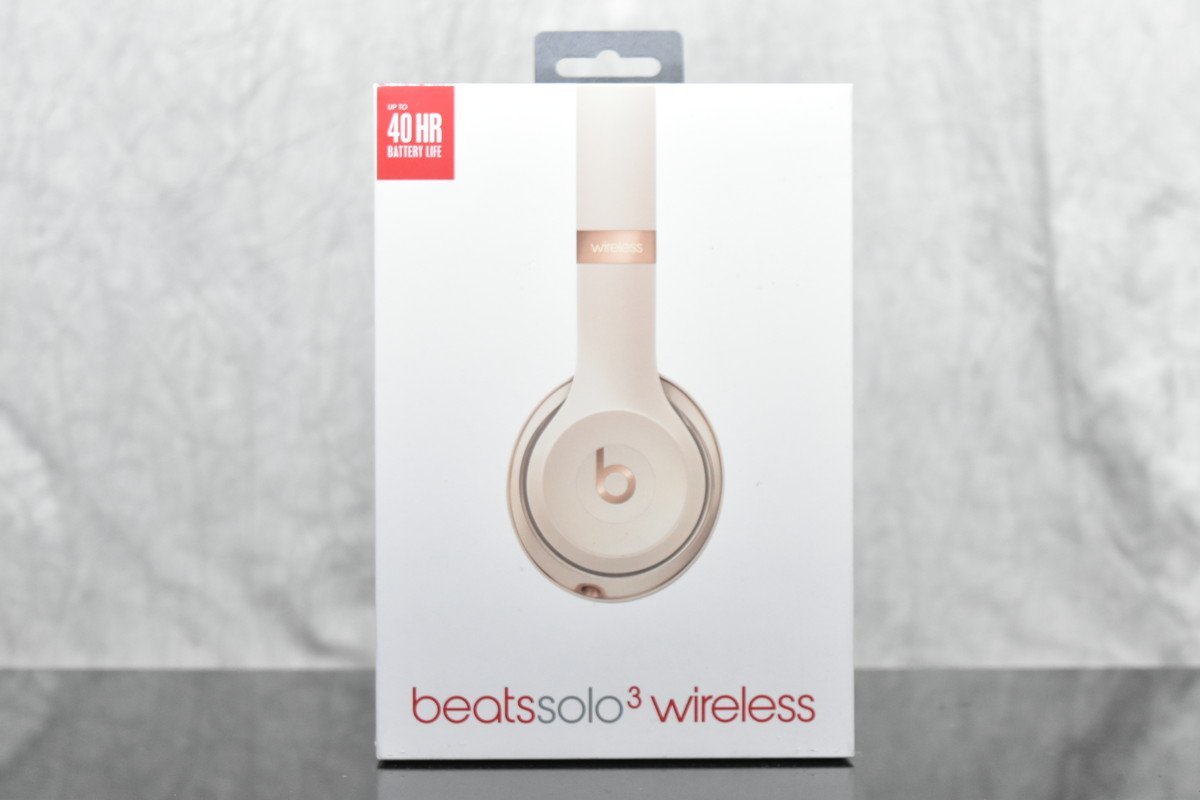 【新品未開封】beats/ビーツ ヘッドフォン solo3 wireless ゴールド⑦