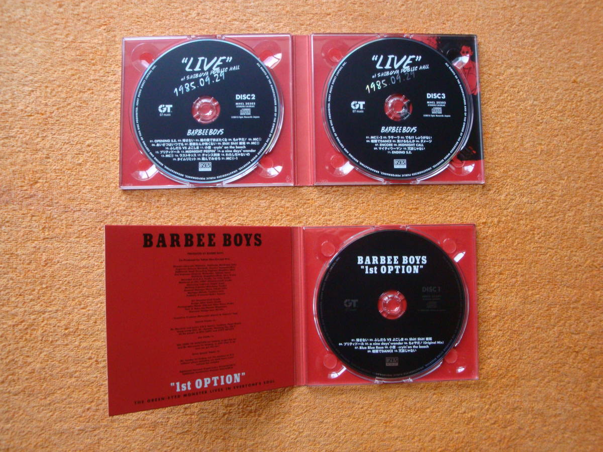 完全生産限定盤 国内盤 3枚組 CD MHCL-30301 REAL BAND 1st OPTION 30th Anniversary Edition BARBEE BOYS バービーボーイズ_画像3