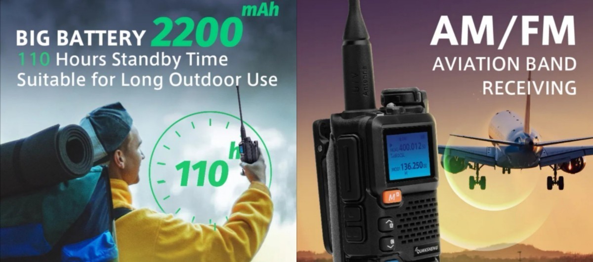 広帯域受信機 UV-5R PLUS Quansheng 未使用新品 周波数拡張 航空 広帯域受信機 UV-5R PLUS Quansheng 未使用新品 周波数拡張 航空