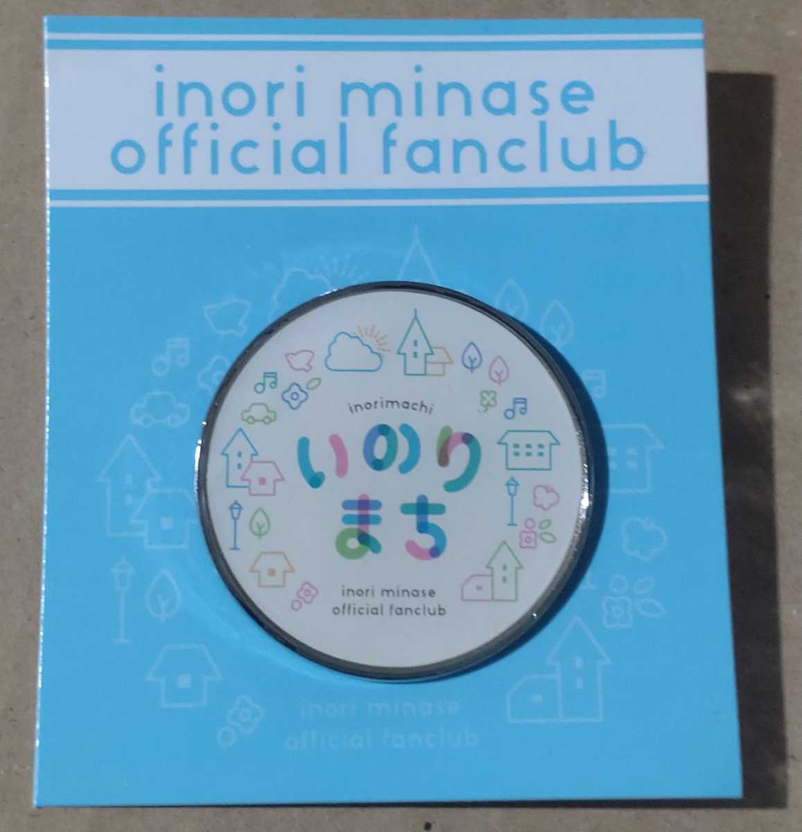水瀬いのり Inori Minase LIVE TOUR 2022 glow TシャツB パールホワイト&FC継続特典ピンバッジ セット