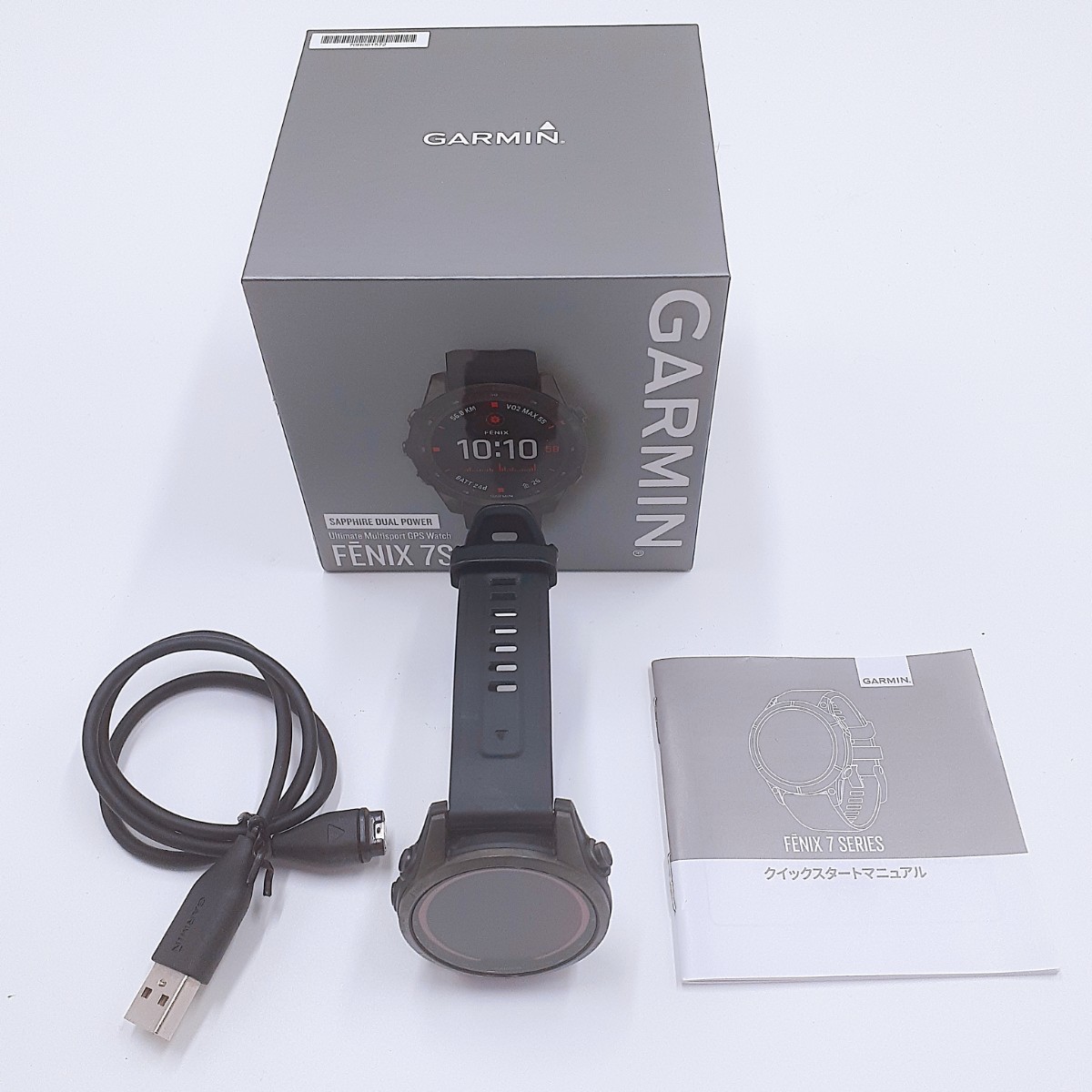 年中無休】 sapphire 7S fenix GARMIN dual カーボングレイDLC