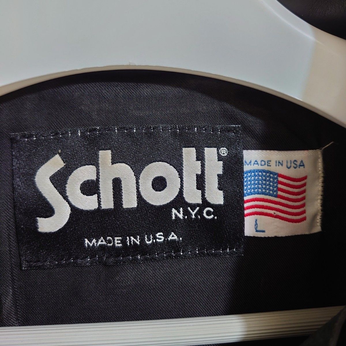 ★新品同様★Schott６６３　プルオーバー　レザージャケット　 Ｌ　アメリカ製