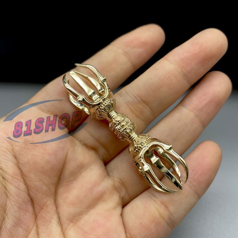 81SHOP」独鈷杵 三鈷杵 五鈷杵 金剛鈴 金剛盤 五点セット【小号 81SHOP」独鈷杵 三鈷杵 五鈷杵 金剛鈴 金剛盤 五点セット【小号