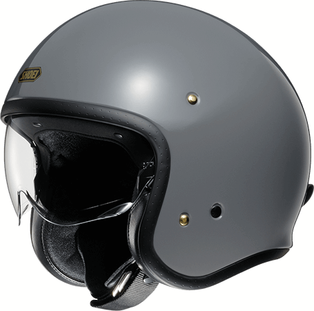 SHOEI ジェットヘルメット バサルトグレー Lサイズ SHOEI ジェットタイプヘルメット J・O ジェイ・オー バサルト
