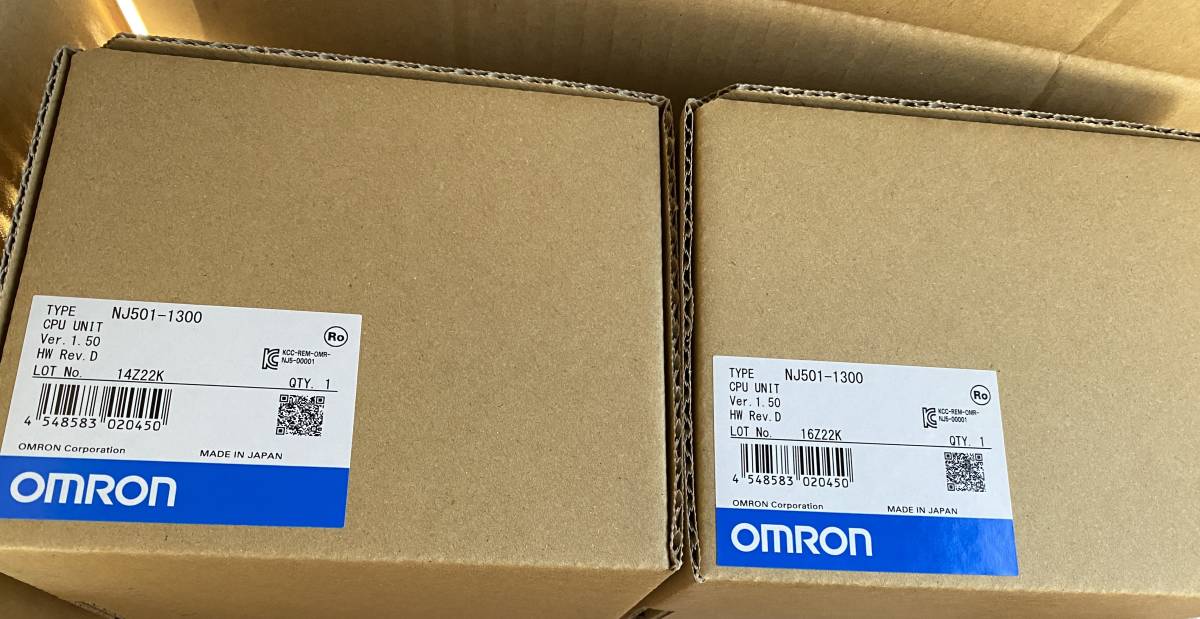 OMRON NJ501-1300 高速高精度高信頼性 CPU装置