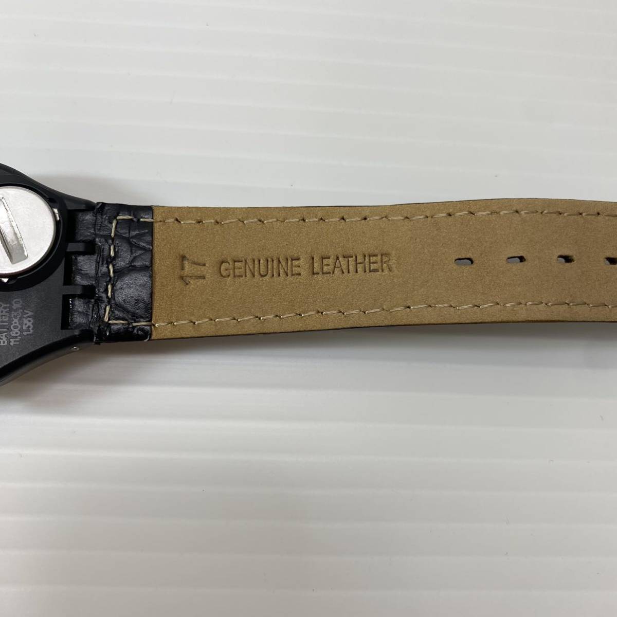 swatch Swatch наручные часы кварц тип аккумулятора 3 стрелки аналог Date календарь с футляром GEORGE GX409 рабочий товар 