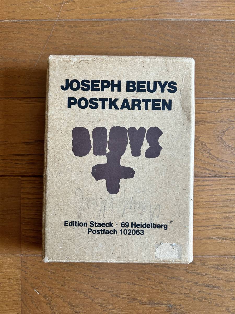 [ с автографом ] JOSEPH BEUYS Josef (josef)* voice открытка комплект 23 листов 