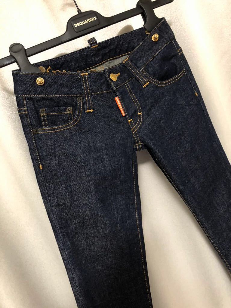 正規 DSQUARED2 Indigo stretch jeans made in Italy ディースクエアード インディゴ ストレッチデニム 思い出の三崎商事★_画像4