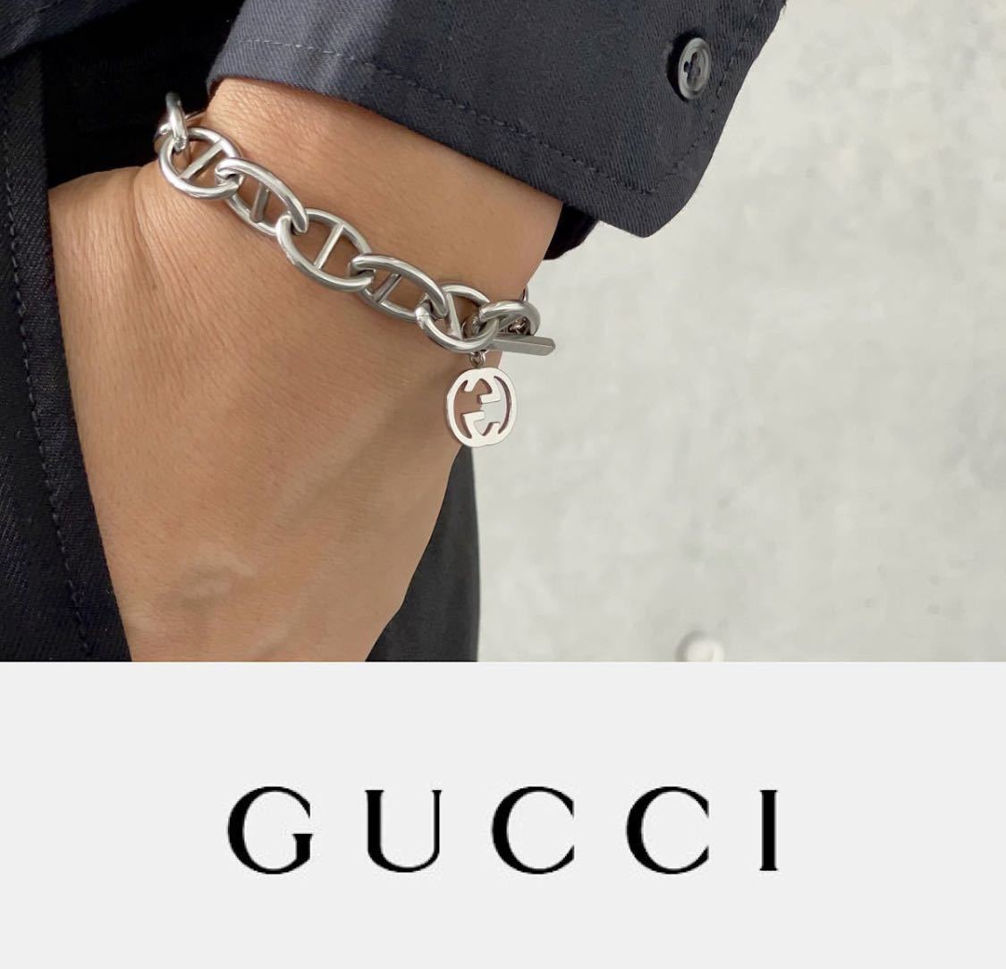 春夏新作 GUCCI トムフォード期 アンカーチェーン。 ブレスレット