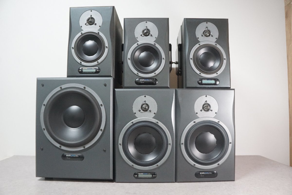 [QS][S0666-B] 直接引取歓迎 Dynaudio acoustics Air series AIR 6/12/15 パワードモニタースピーカー スラーヴ マスター ベース_画像1